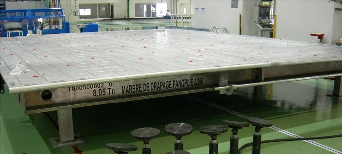 MESA ALUMINIO 9x7m - Large flat tables
